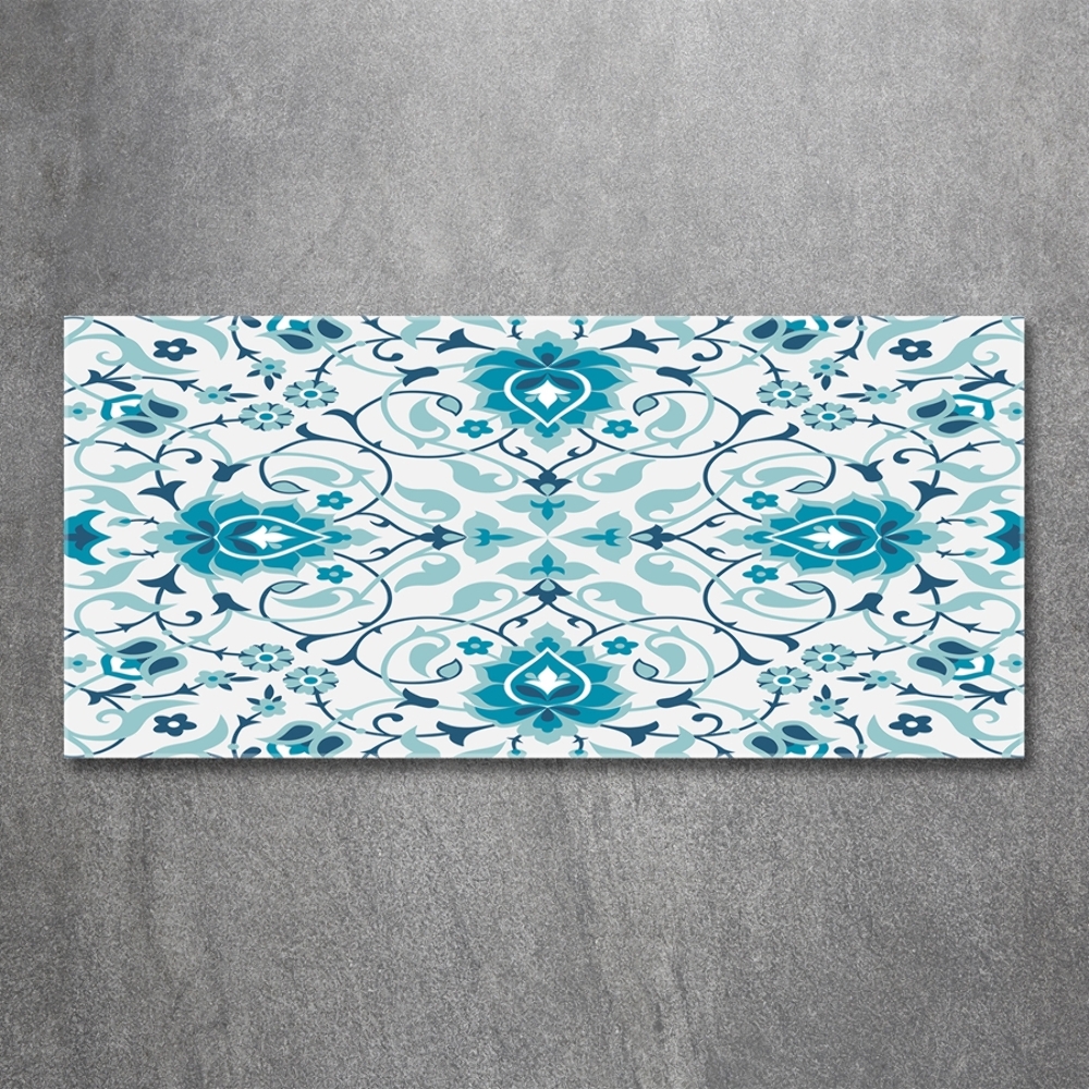 Glass wall art large Arab pattern