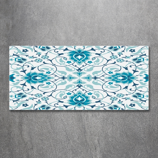 Glass wall art large Arab pattern