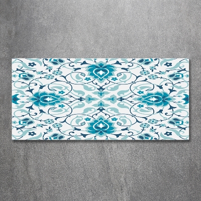 Glass wall art large Arab pattern