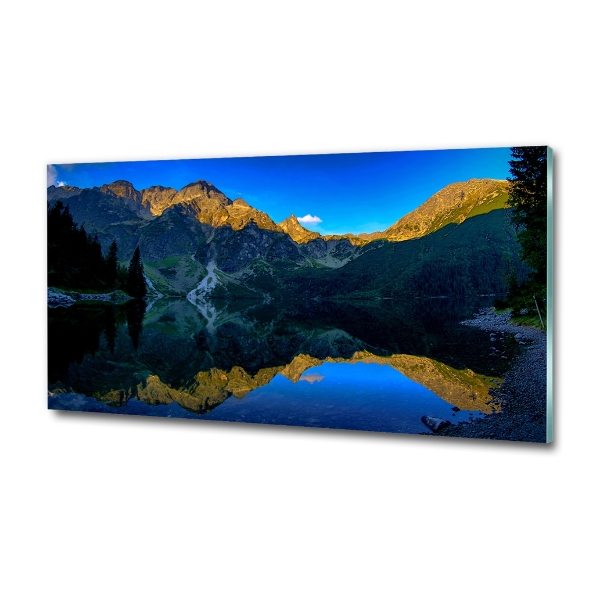 Glass wall art Tatra mountains