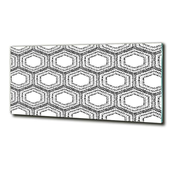 Glass picture wall art Geometric background