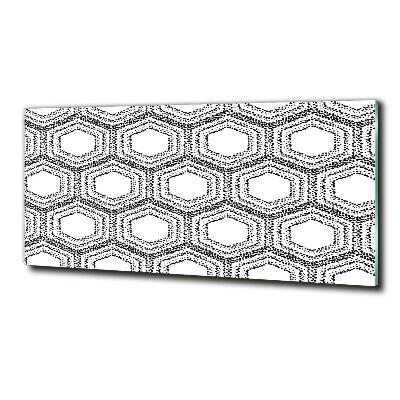 Glass picture wall art Geometric background