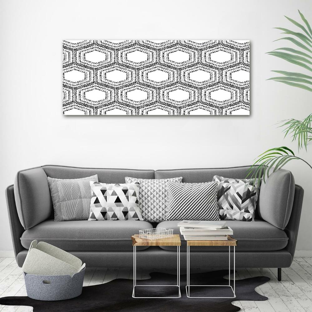 Glass picture wall art Geometric background