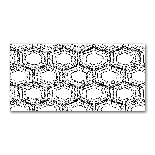 Glass picture wall art Geometric background