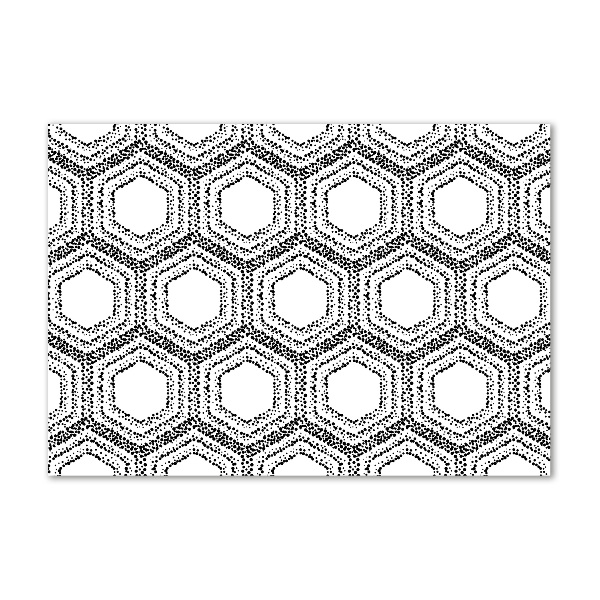 Glass picture wall art Geometric background