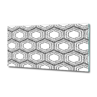 Glass picture wall art Geometric background