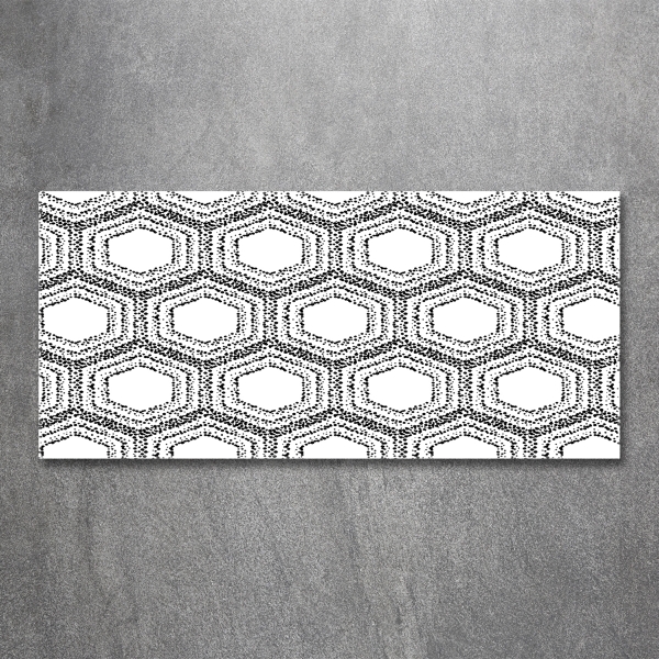 Glass picture wall art Geometric background