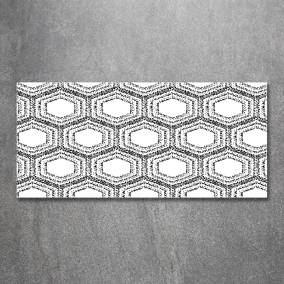 Glass picture wall art Geometric background