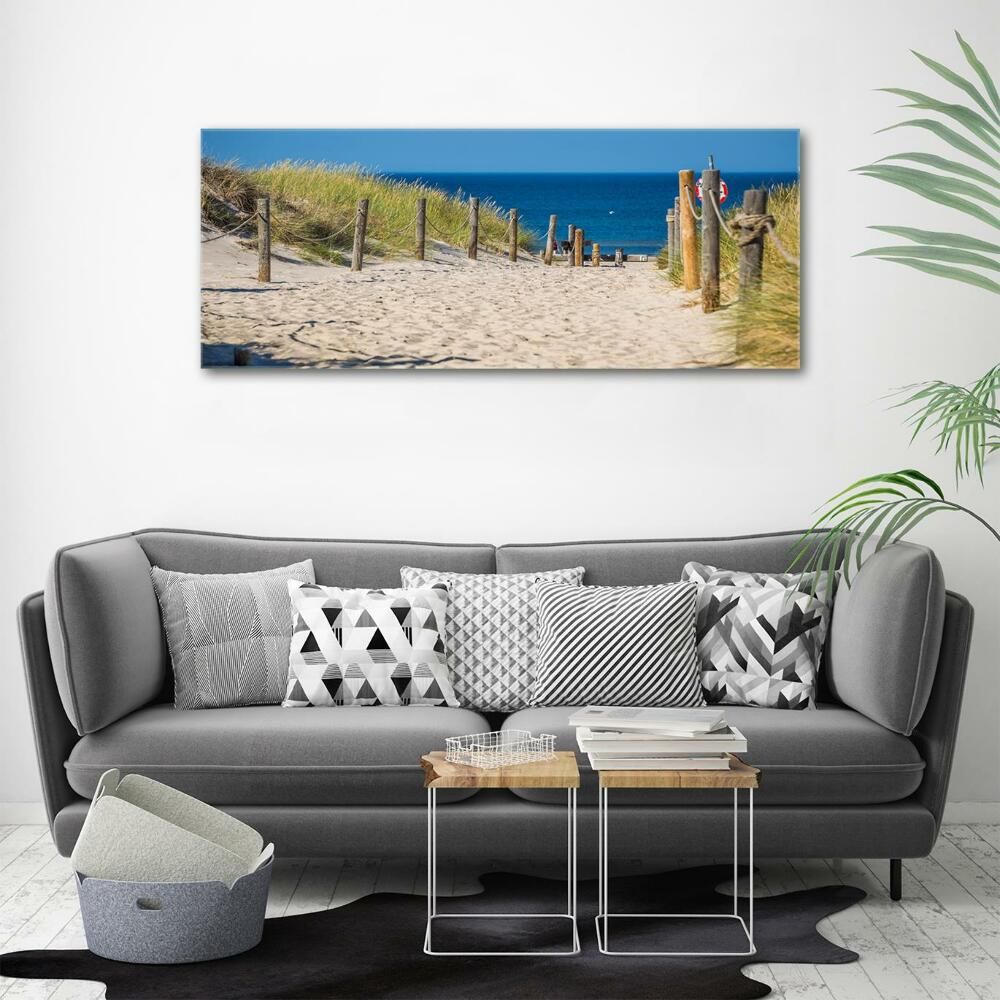 Wall art on glass Coastal dunes