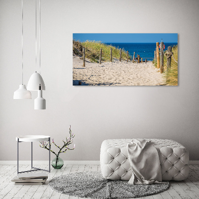 Wall art on glass Coastal dunes