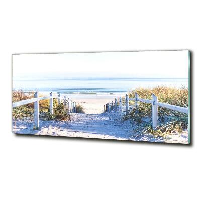 Wall art on glass Coastal dunes