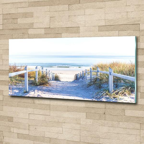 Wall art on glass Coastal dunes