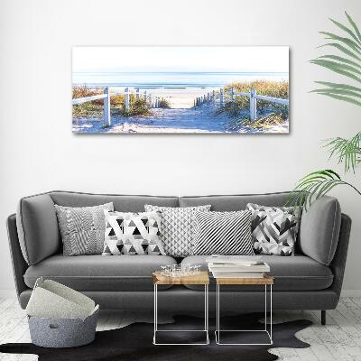 Wall art on glass Coastal dunes