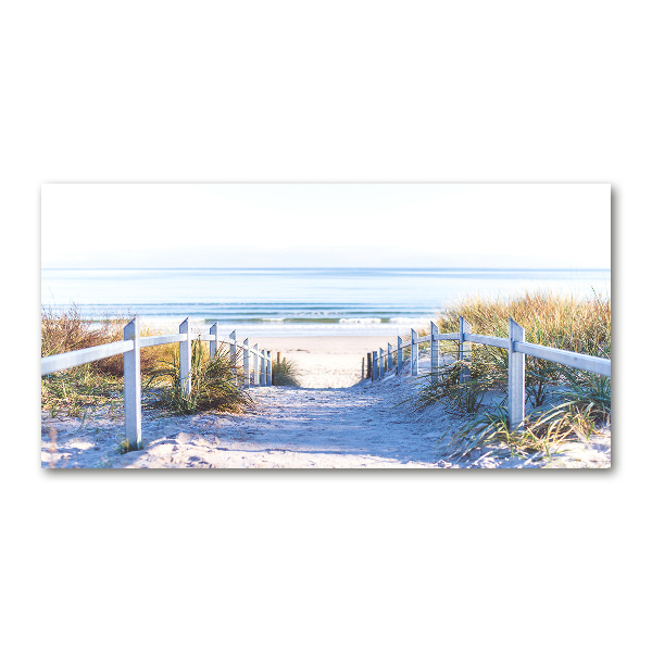 Wall art on glass Coastal dunes