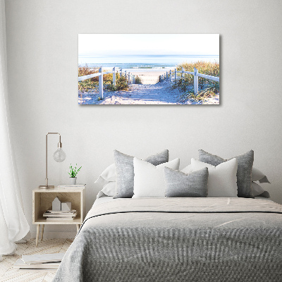 Wall art on glass Coastal dunes