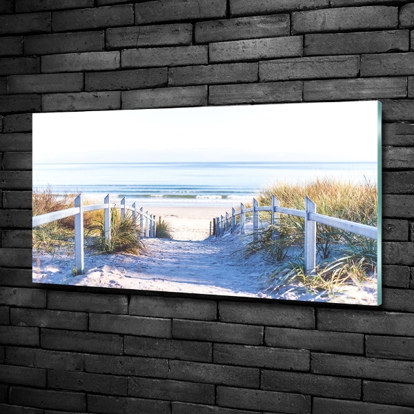 Wall art on glass Coastal dunes