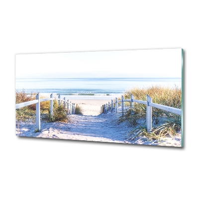 Wall art on glass Coastal dunes