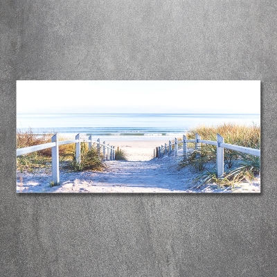 Wall art on glass Coastal dunes