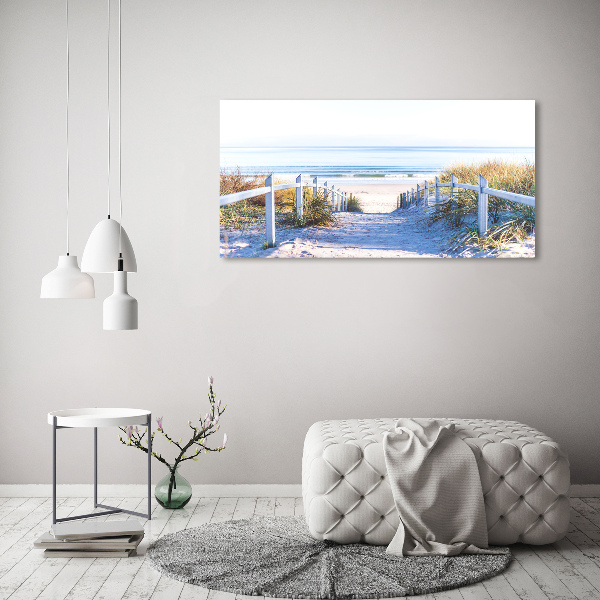 Wall art on glass Coastal dunes