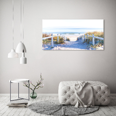 Wall art on glass Coastal dunes