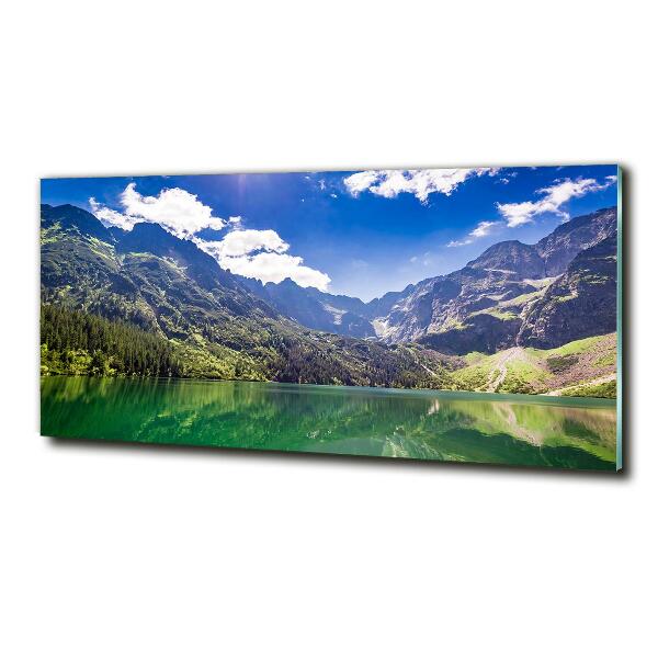 Wall art on glass Morskie oko tatry