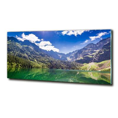 Wall art on glass Morskie oko tatry