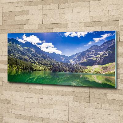 Wall art on glass Morskie oko tatry