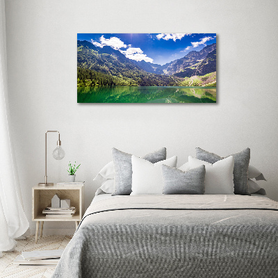 Wall art on glass Morskie oko tatry