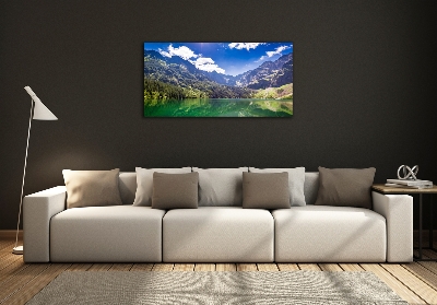 Wall art on glass Morskie oko tatry