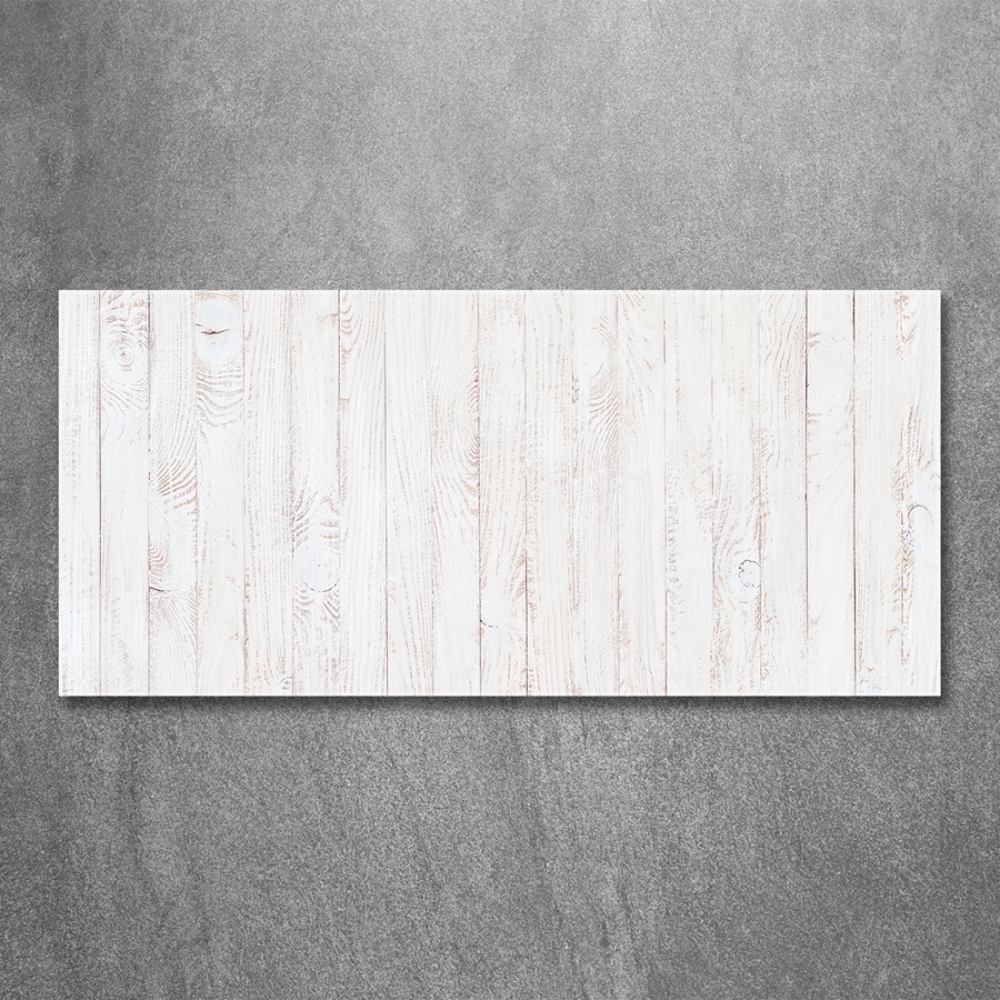 Glass wall art large Wooden background