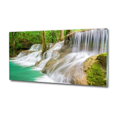 Glass art print Waterfalls