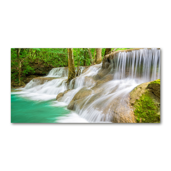 Glass art print Waterfalls