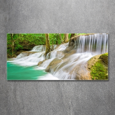 Glass art print Waterfalls