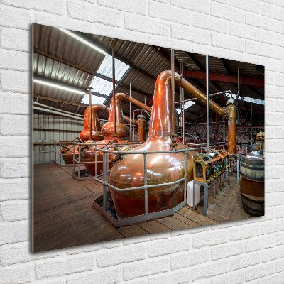 Wall art on glass Brew