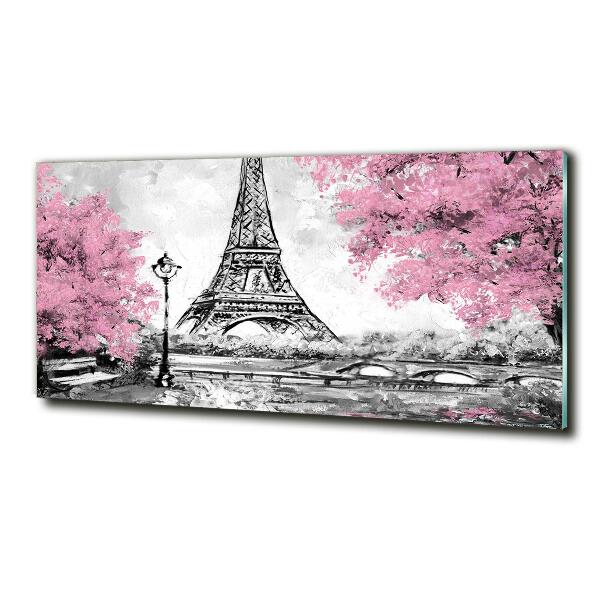 Glass art print Eiffel paris tower