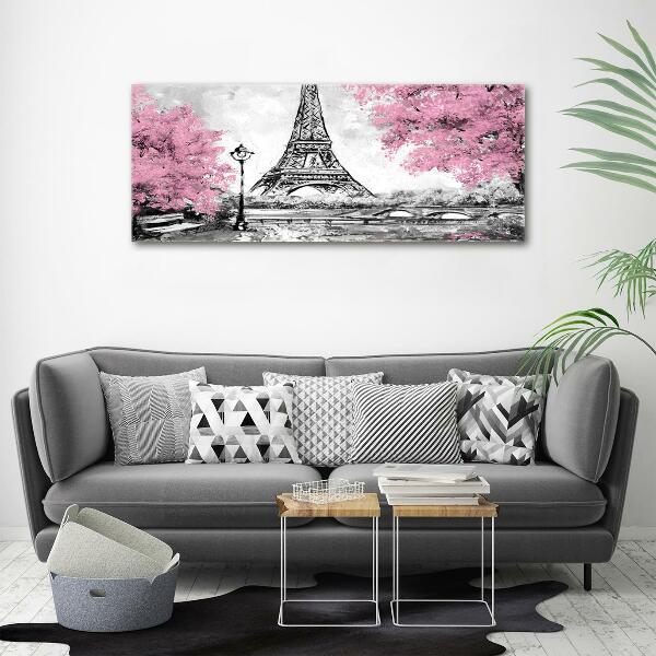 Glass art print Eiffel paris tower