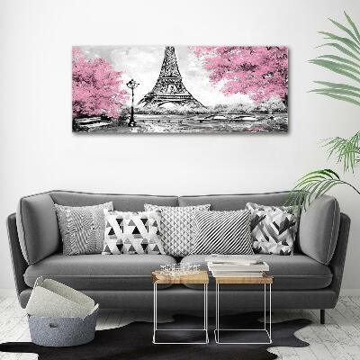 Glass art print Eiffel paris tower