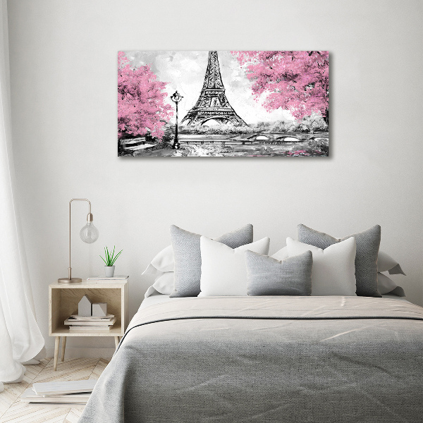 Glass art print Eiffel paris tower