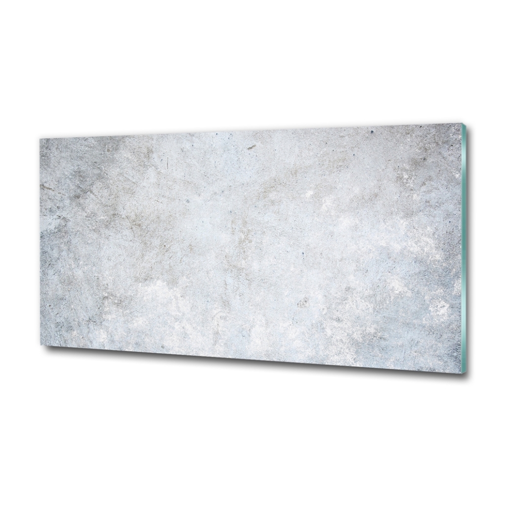 Glass wall art large Concrete background