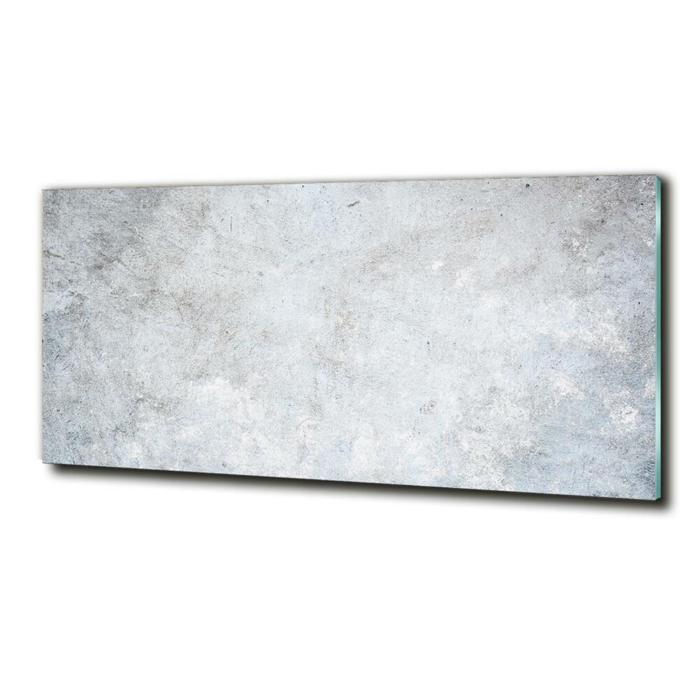 Glass wall art large Concrete background