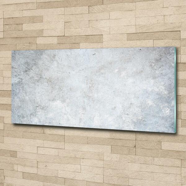 Glass wall art large Concrete background