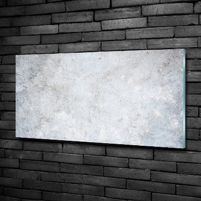 Glass wall art large Concrete background