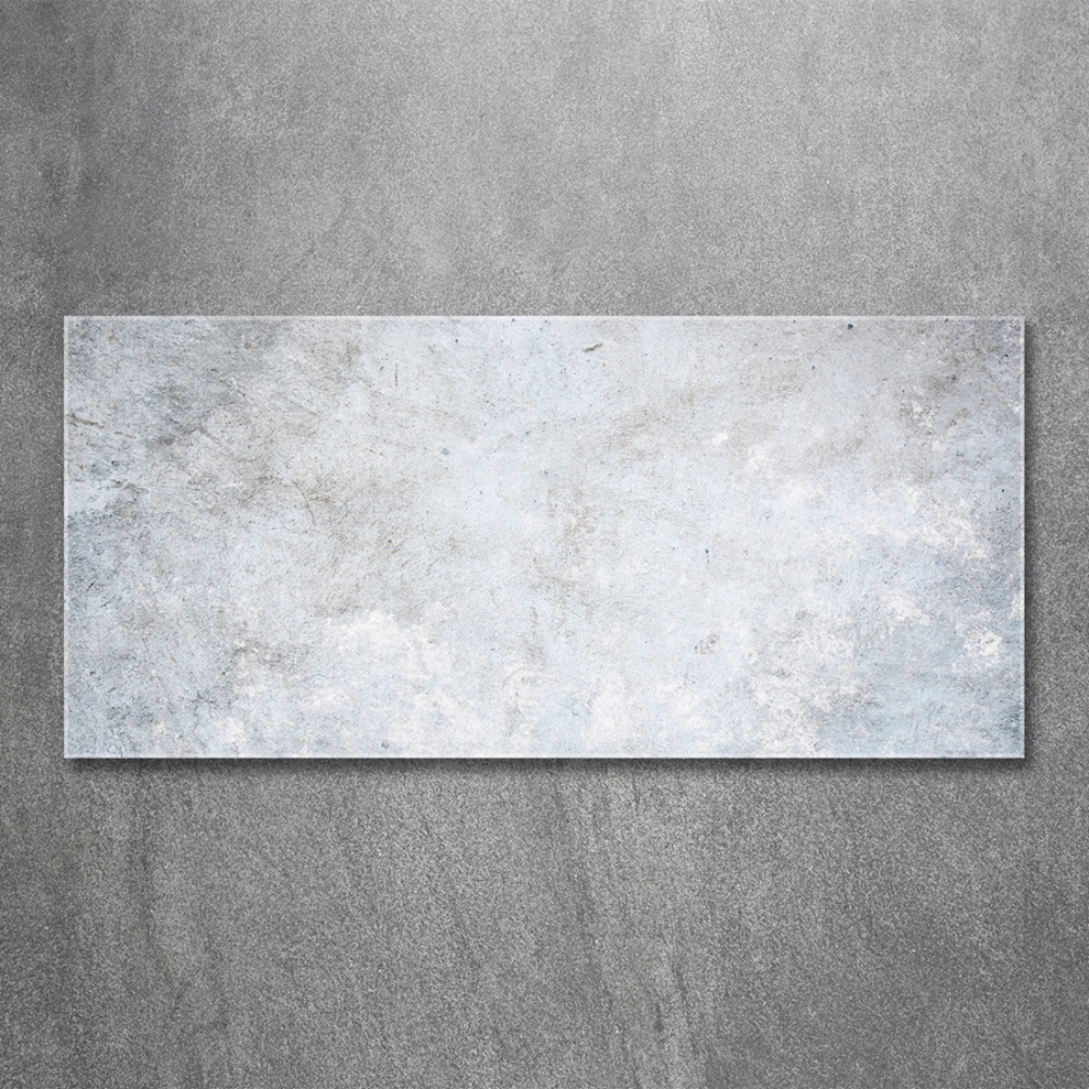 Glass wall art large Concrete background