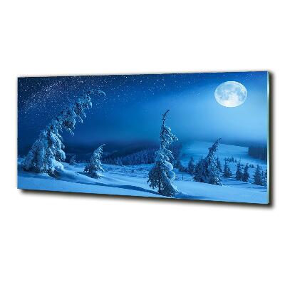 Glass wall art Moonlight