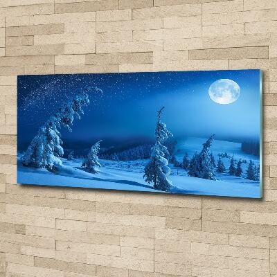 Glass wall art Moonlight