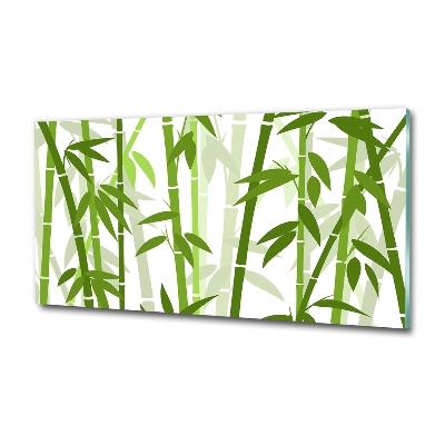 Glass picture print Bamboo