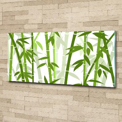 Glass picture print Bamboo