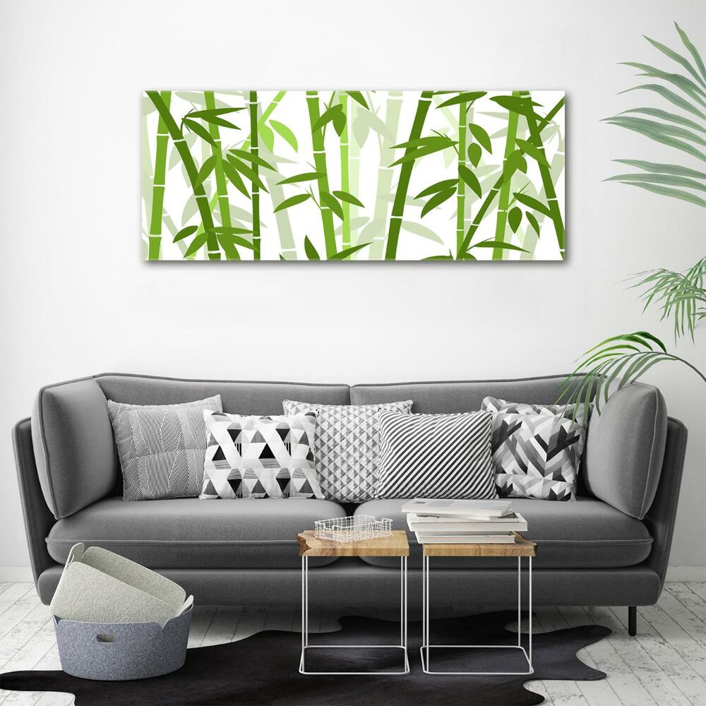 Glass picture print Bamboo