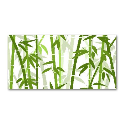 Glass picture print Bamboo