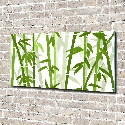 Glass picture print Bamboo